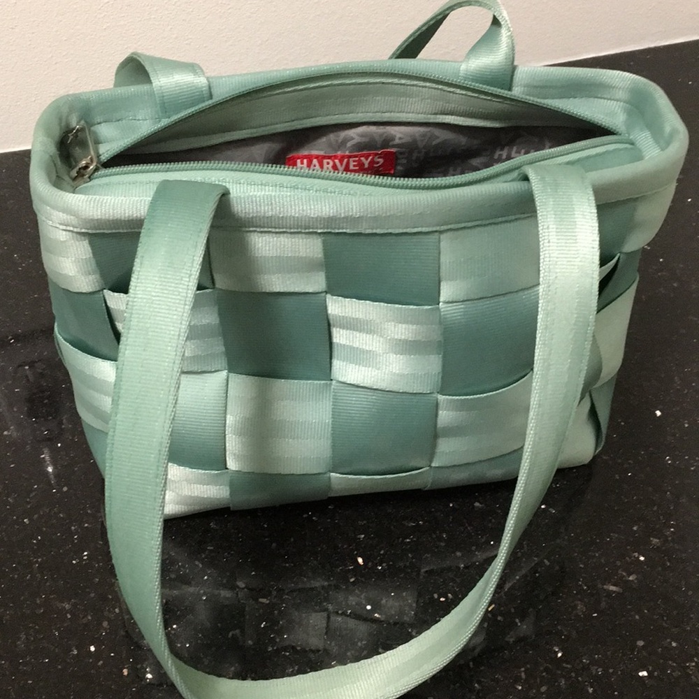 Harvey’s seatbelt bag medium tote in MINT